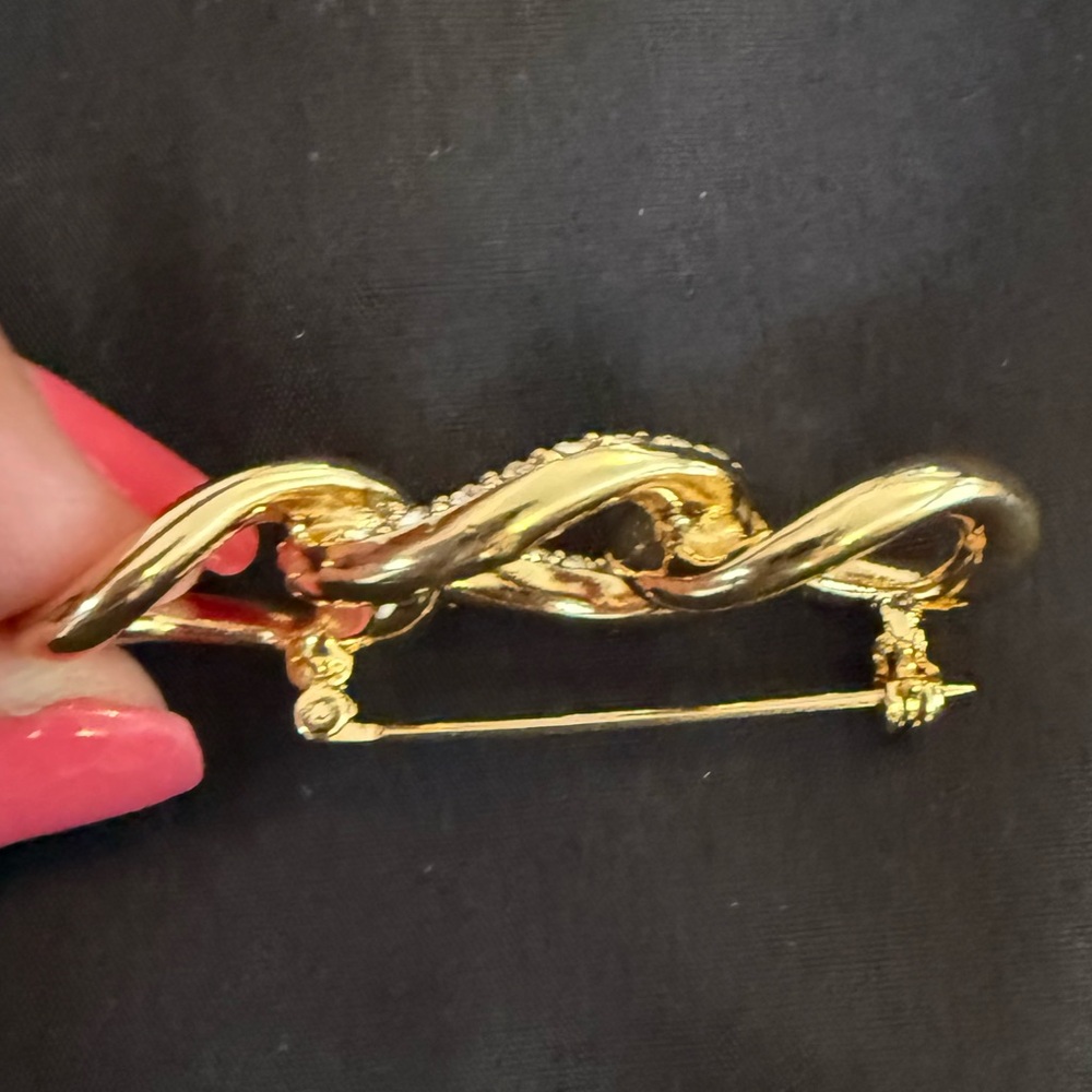Vintage Christian Dior Swarovski Crystal Brooch - Picture 8 of 9